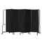 National Public Seating NPS Room Divider, 6' Height, 5 Sections, Black RDB6-5PT10 - alternate 3